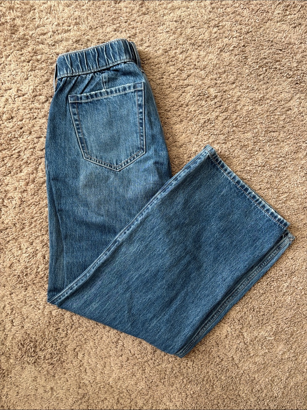 Hollister Classic Low Rise Baggy Blue Straight-Leg Jeans
